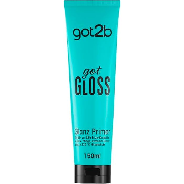 got2b Gloss Primer gotGloss (150 ml), Styling Cream with Anti-Frizz Formula Moisturises, Gives Natural Shine and Protects Against Temperatures up to 230 °C - Image 1
